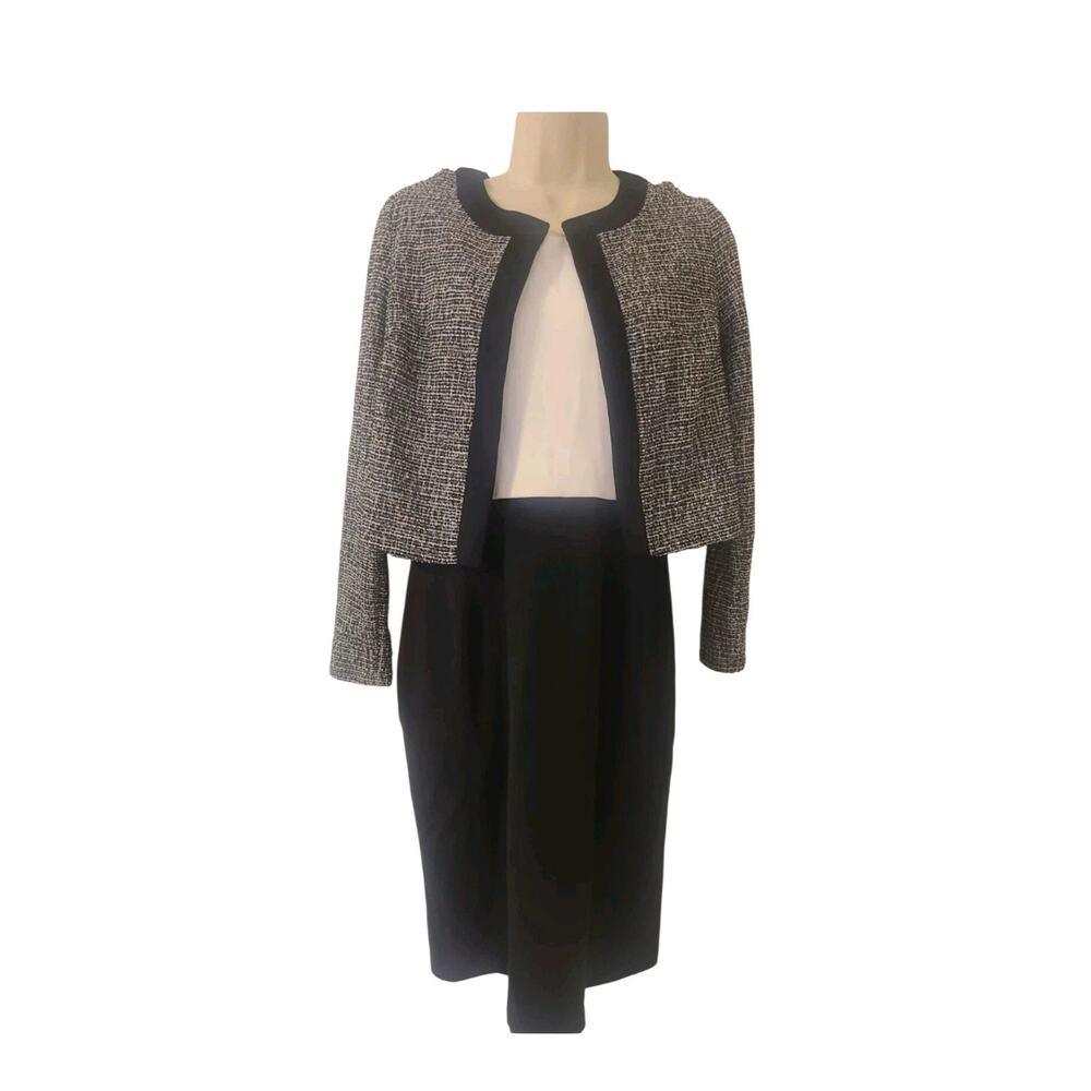 Kate And Lily Dress With Bolero Black White Size 4- Office To Dinner